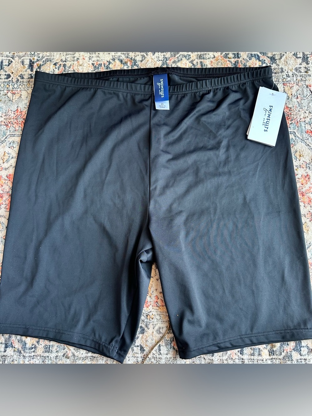 Swimsuits For All Black swim bottoms shorts size 20
